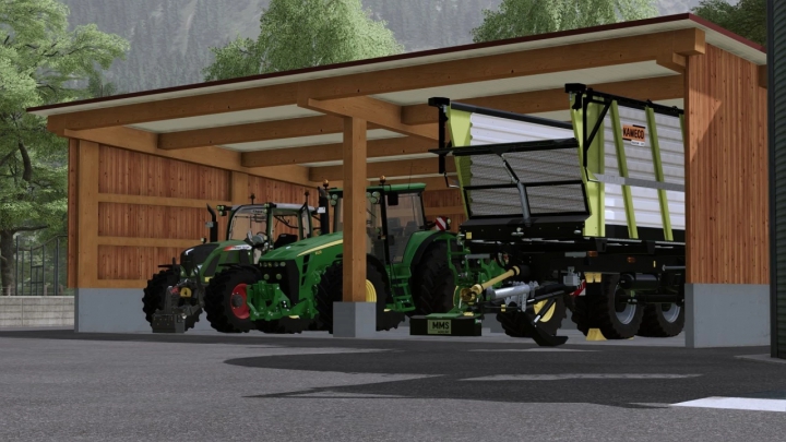 fs22-mods,  Large wooden stand v1.0.1.0