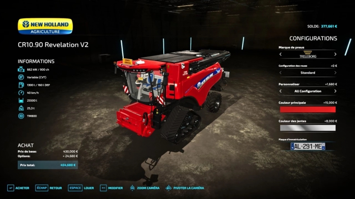 Image: New Holland cr10.90 Révélation v2.2.0.0