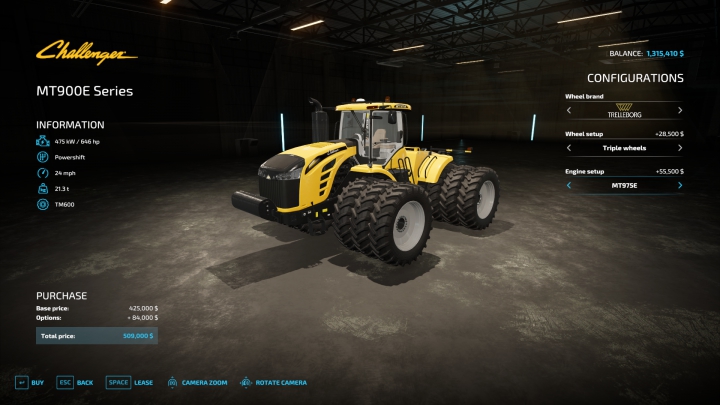 fs22-mods,  Challenger MT900E