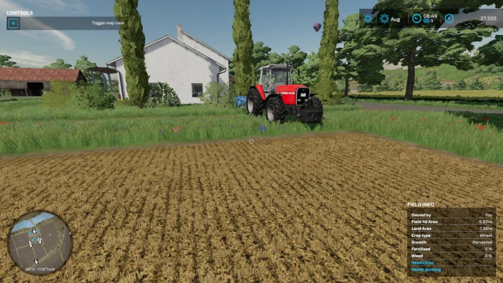 fs22-mods,  Additional Field Info v1.0.0.0