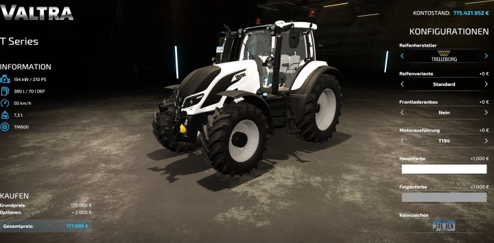 Image: FS22 Valtra T v1.0.0.0