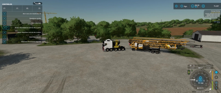 Mod Network Fs Volvo Fh Axles Semi Crane Fs Mods