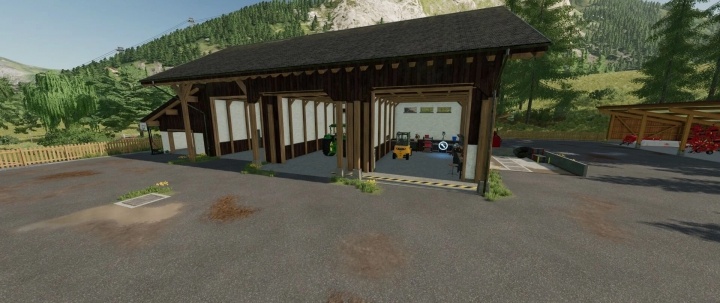 fs22-mods,  Farm Garage with Workshop v1.0.0.0