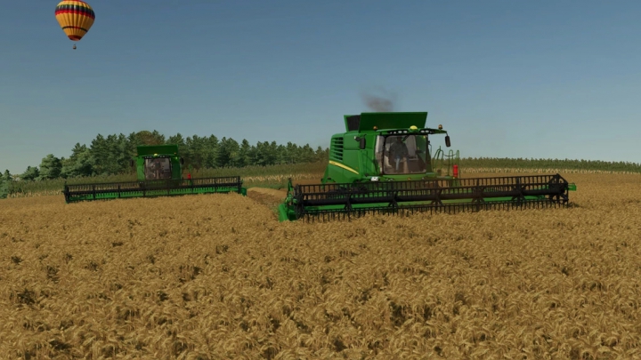 fs22-mods,  John Deere T-Series And 600X Headers v1.0.0.0