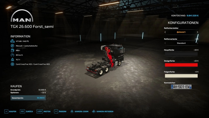 Image: MAN TGX Forst Semi v1.0.1.0 3