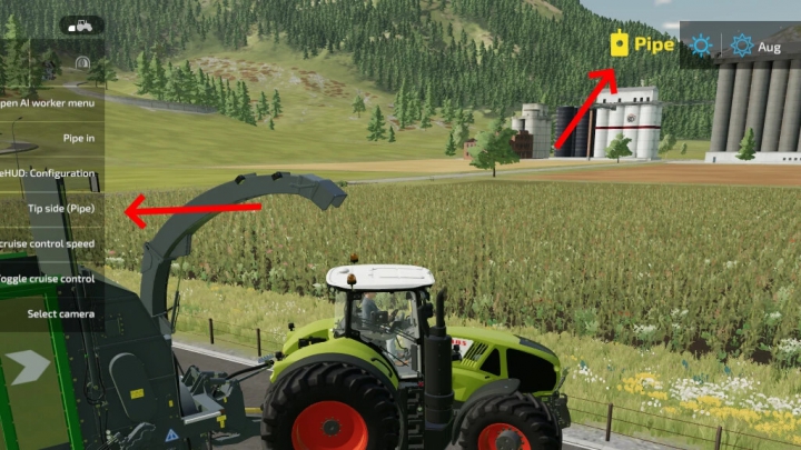 fs22-mods,  Tip Side HUD v1.0.0.0