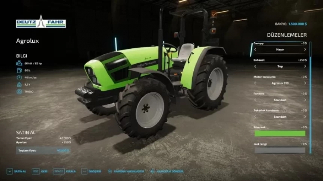 Deutz Fahr AGROLUX v1.0