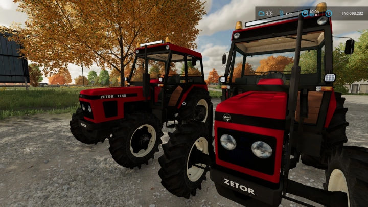 Image: FS22 Zetor 7745 v1.0.0.0