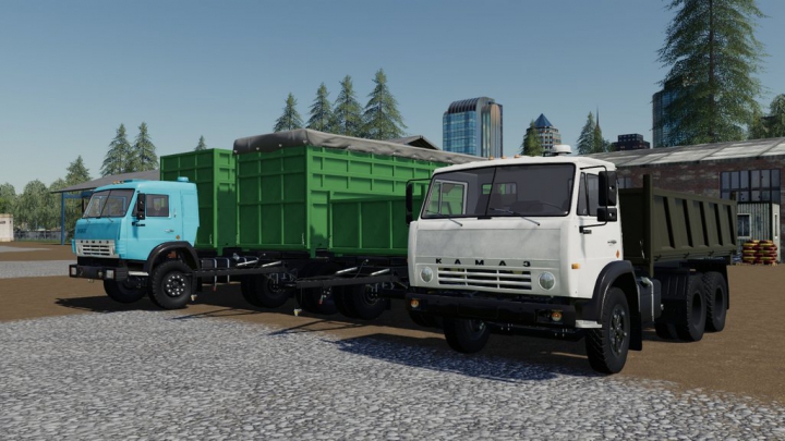 KamAZ Grain carrier 65115-7 Alteration category: Trucks