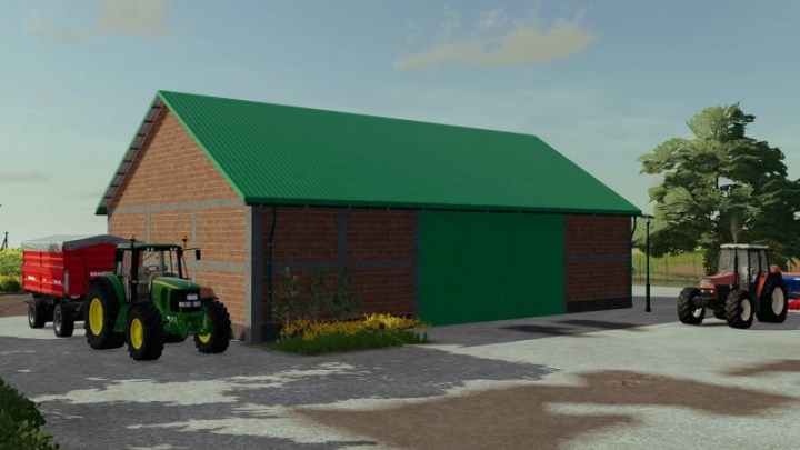 Image: FS22 Medium Garage v1.0.0.0