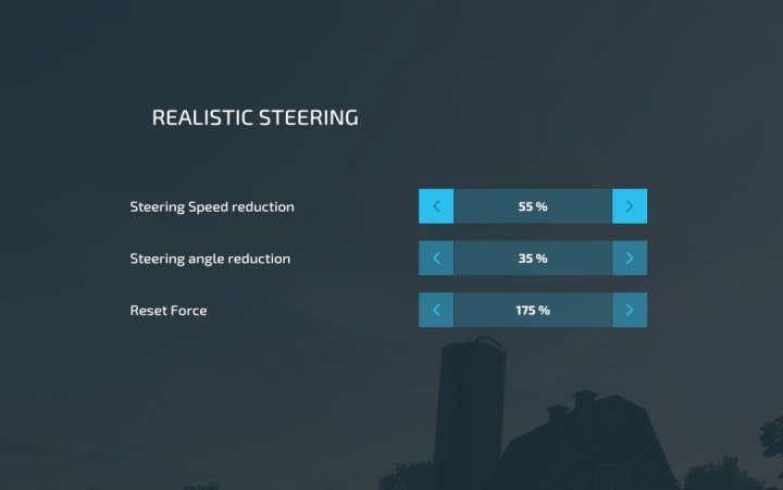 fs22-mods,  Realistic Steering v1.0.0.0