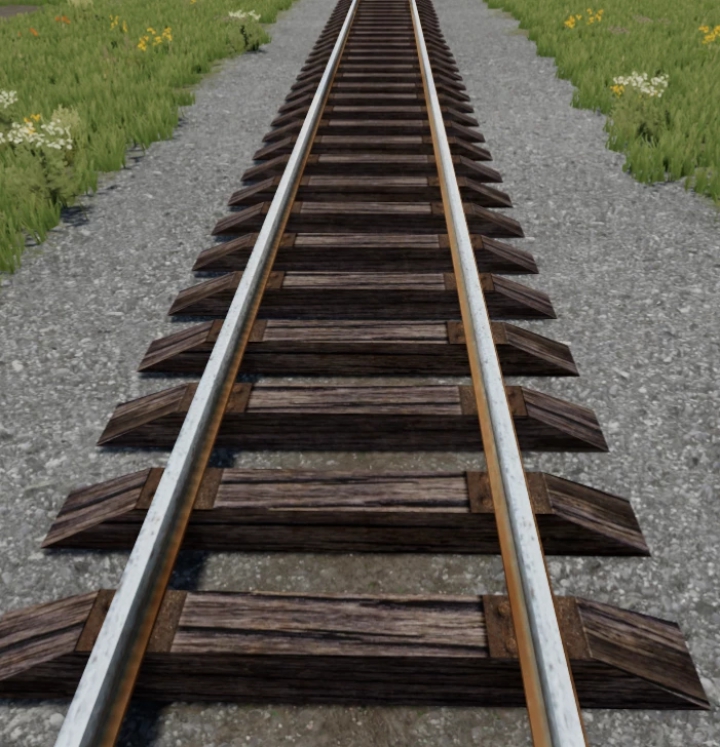 fs22-mods,  Train Tracks v2