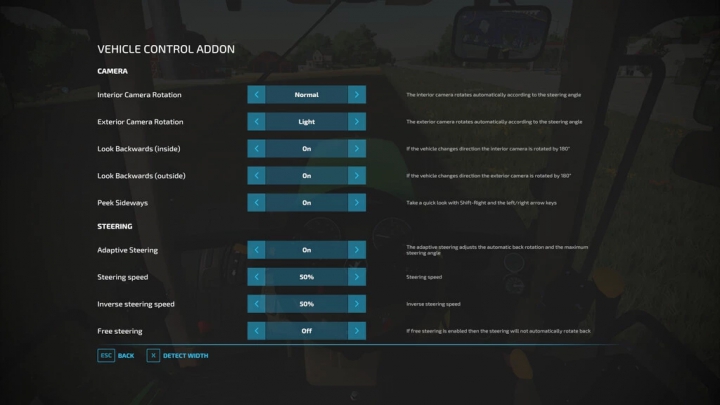 fs22-mods,  Vehicle Control Addon v1.0.0.0