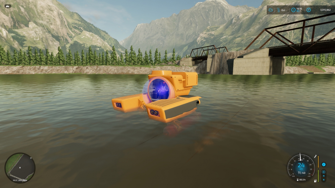 Submarine For yukon Valley Map