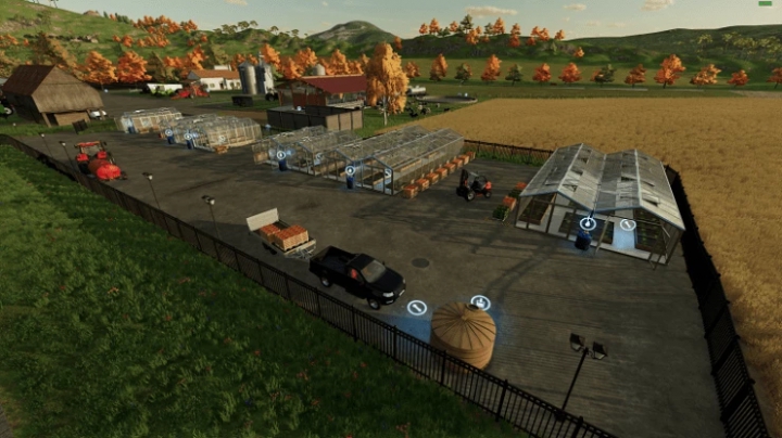 fs22-mods,  Ambidextrous Aligning Greenhouse Pack v1.0.0.0