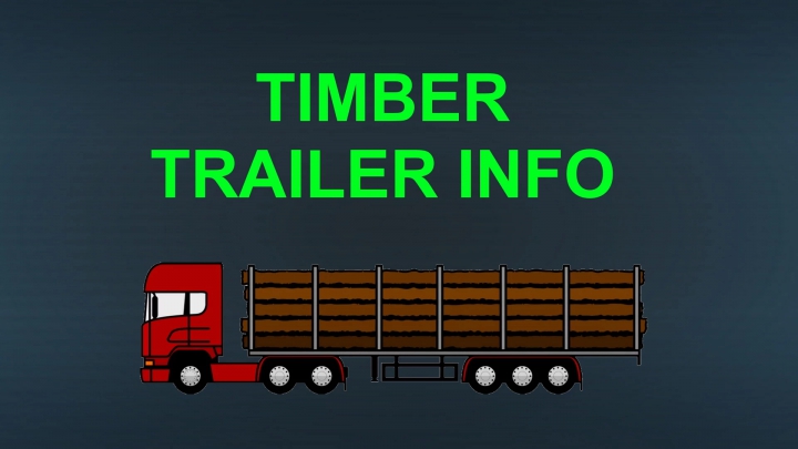 fs22-mods, Timber Trailer Info v1.0.0.0