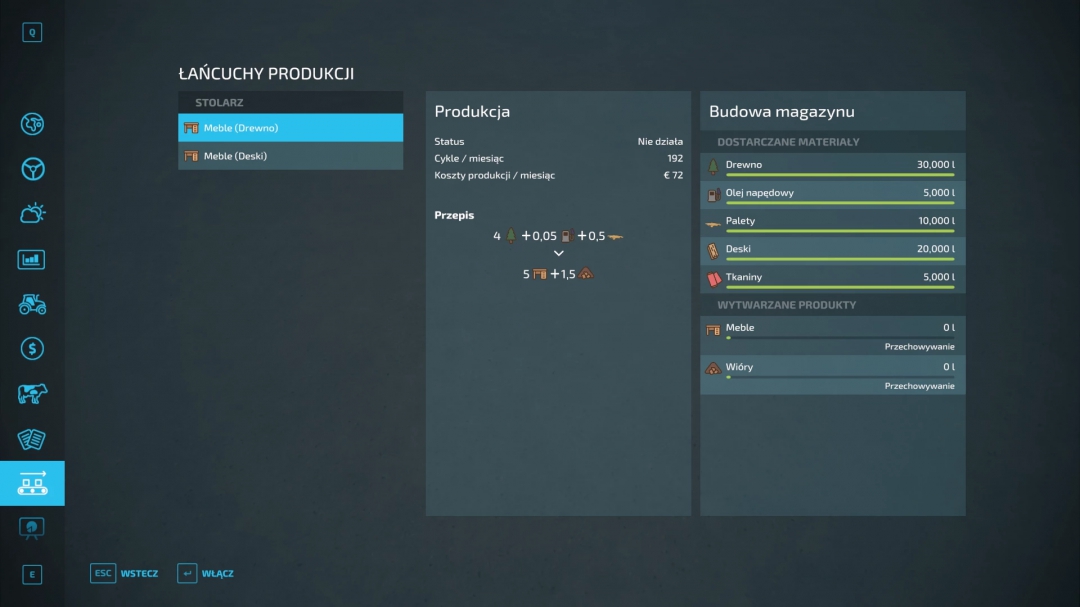 Stolarz (Woodworker, Schreiner) v1.0.0.0