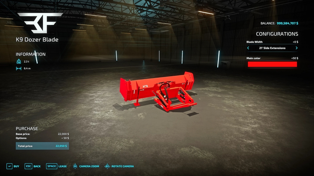 K9 Dozer Blade v1.0.0.0