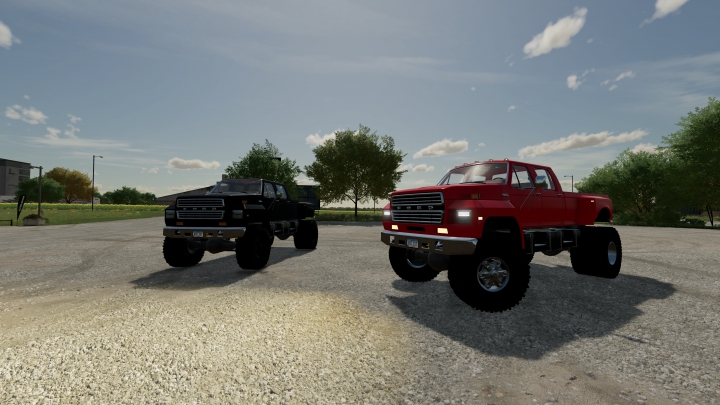 Image: fs22 ford f800 crewcab dually 0