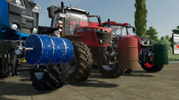 fs22-mods, Barrel Weights Pack v1.0.0.0