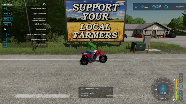 fs22-mods,  Honda ATC200x