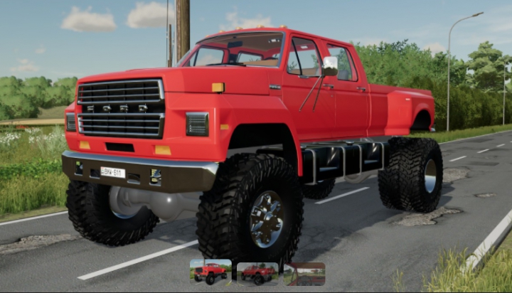 Image: Ford F800 Crew Cab Dually 0