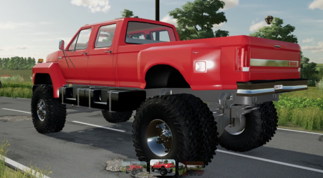 Ford F800 Crew Cab Dually