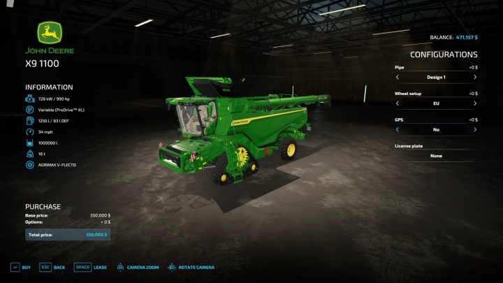 Image: JOHN DEERE HS + HEADER V2.0.0.0 1