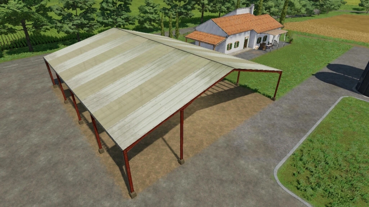 fs22-mods,  Vehicle Shelter Metal v1.0.0.0