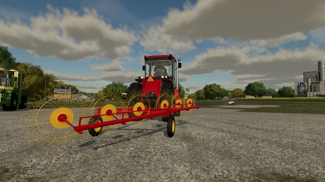 fs22 1978 6 wheel hay rake