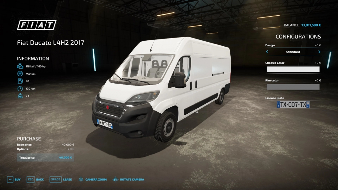 FIAT DUCATO L4H2 2017 v1.0.0.0