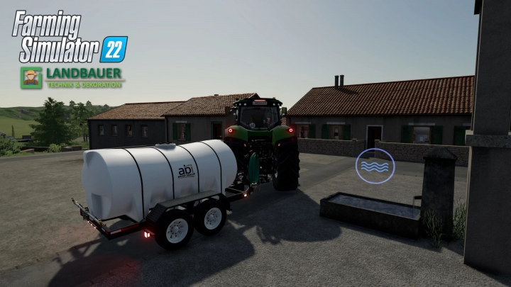 fs22-mods,  Concrete Fountain v1.0.0.1