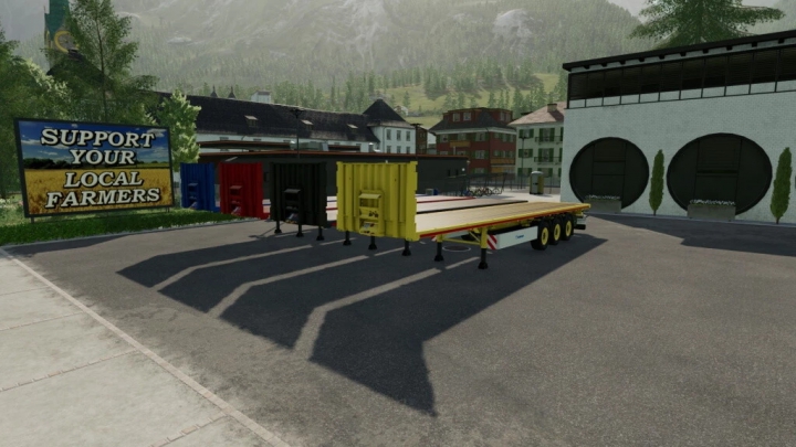 Image: Krone Flatbed Semitrailer v1.0.0.0 4