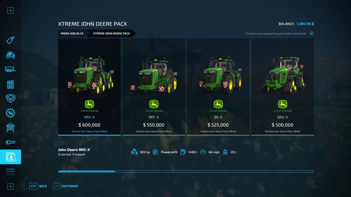 Image: Xtreme John Deere Pack v1.0.0.0 4