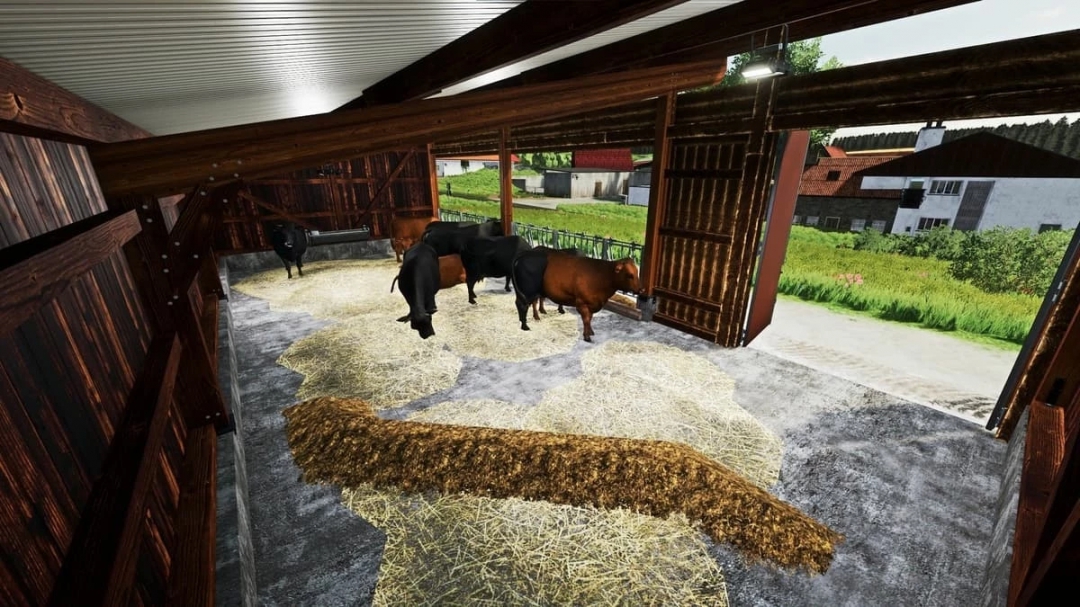 Small Cattle Barn With Manure Heap v1.0.0.0