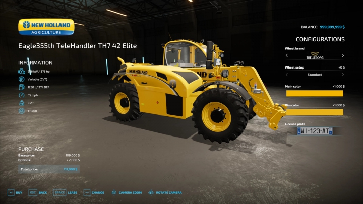 Image: FS22 TeleHandler TH7 42 Elite v1.0.0.0 2