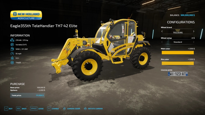 Image: FS22 TeleHandler TH7 42 Elite v1.0.0.0 3