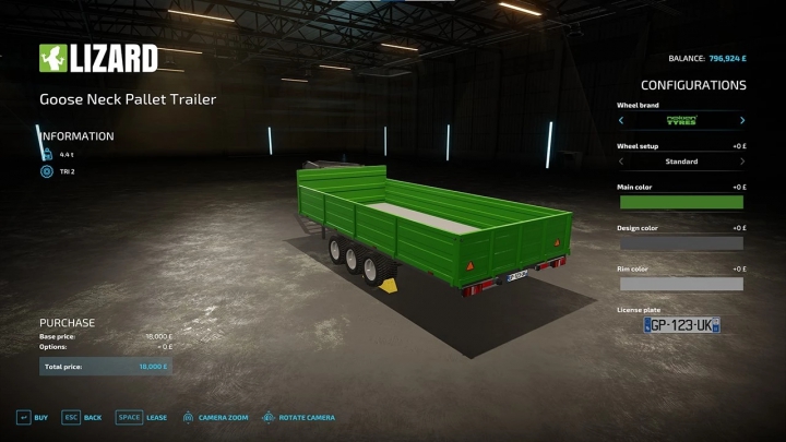 Image: Goose Neck Pallet Trailer Autoload v1.1.0.0 2