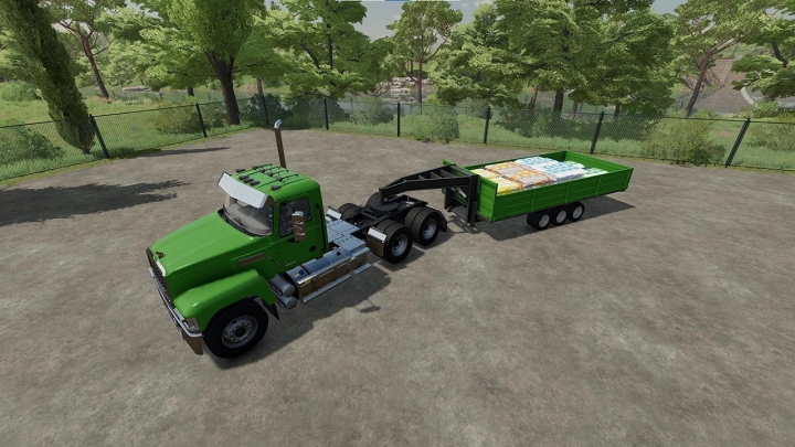 Image: Goose Neck Pallet Trailer Autoload v1.1.0.0 5