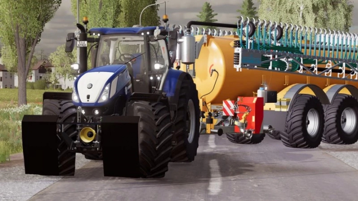 fs22-mods,  New Holland T7 HD PLM BLUE POWER EDIT v1.0.0.0