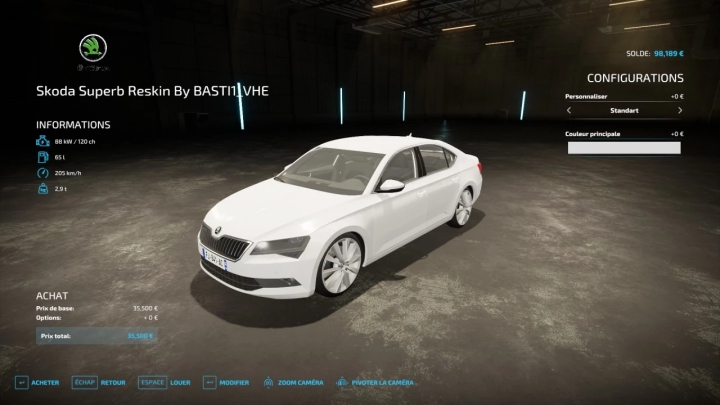 Image: Skoda Superb - Reskin FR v1.0.0.0 2