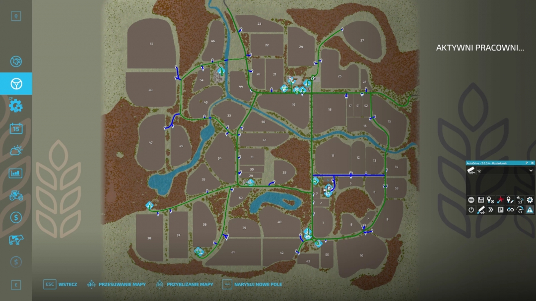 AutoDrive route network for Hobo's Hollow 4x v1.0.0.0