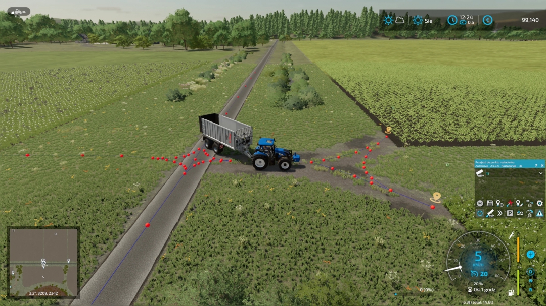 AutoDrive route network for Hobo's Hollow 4x v1.0.0.0