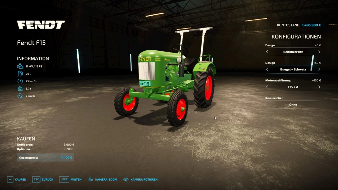 Fendt Dieselross F15 v1.0.0.0