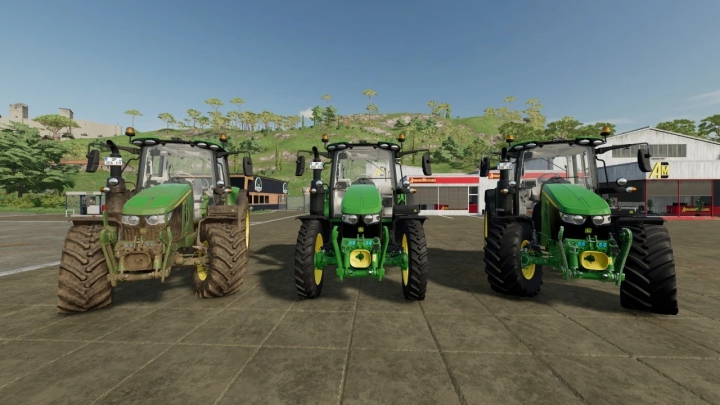 Image: John Deere 6M Series narrow wheel tracks v1.3.0.0 0