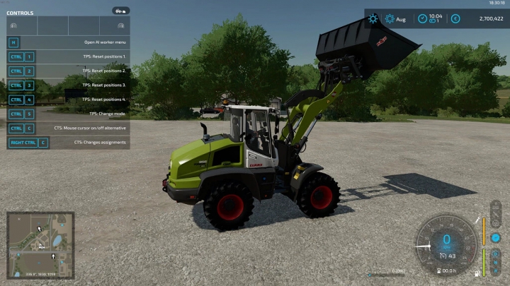 fs22-mods, Tool Position Saver v1.0.1.0