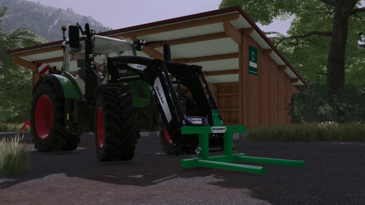 fs22-mods,  Düvelsdorf Round Balefork v1.0.0.0