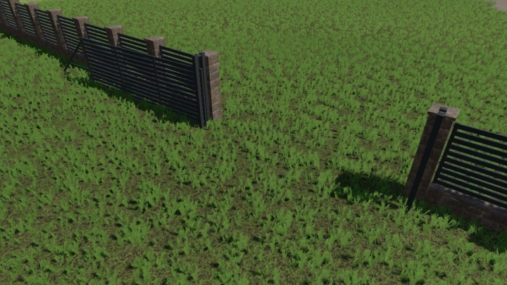 Image: Rustic Brick And Metal Fence v1.0.0.0 0