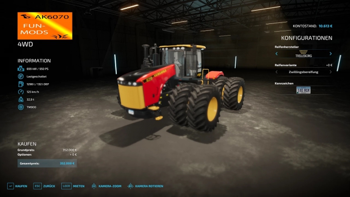 Image: high speed tractor Versatile 1.0