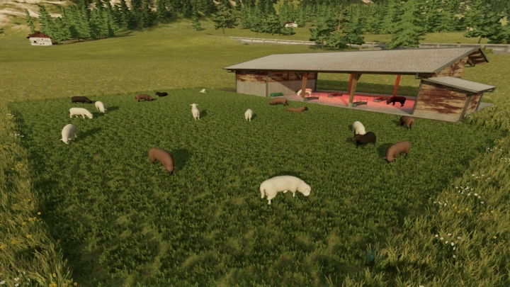 fs22-mods,  Fenceless Husbandries v1.0.0.0